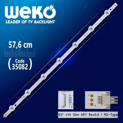 Диодна лента 1 бр/pc  55\" V14 SLIM DRT REV0.0 1 R2-TYPE 6916L-1743B led16