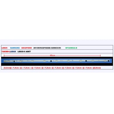 Диодна лента 1 бр/pc 2013XSS32H REV1.8  original