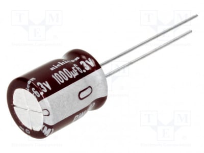 Кондензатор електр.1000MF 6.3V  105\'C LOW ESR