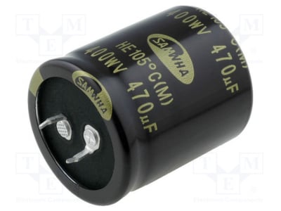 Кондензатор електр. 470MF 400V 105\'C