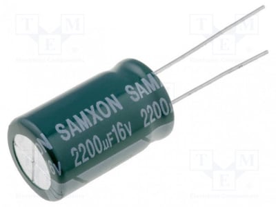 Кондензатор електр.2200MF 16V  105\'C