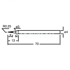Човка за поялник  PKS120-6B