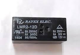 Реле LMR2-12D, 12V/5A с два контакта