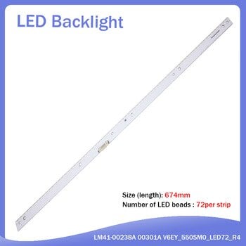 Диодна лента 1 бр/pc V6EY_550SMO_LED72_R4