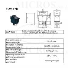 Бутон ASW17D LED ключ за фарове
