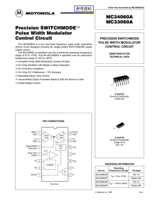Интегрална схема  MC34060AP DIP-14