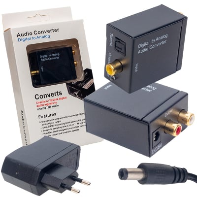 Преход AUDIO CONVERTER DIGITAL TO ANALOG Optical - Rca
