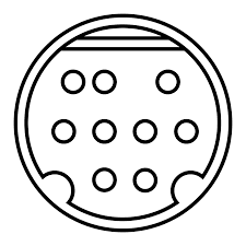 Букса 9 pin Mini-DIN connector