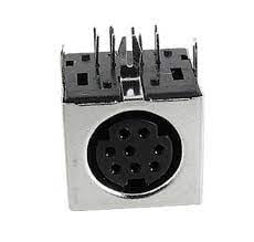 Букса SVHS Socket Mount 8pin panel