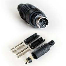 Букса SVHS-PLUG 6 pol MDC-006