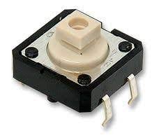 Бутон 4P 12x12 h7.5mm  пъпка 4mm B3F-4050