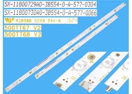 Диодни ленти комплект 12 бр/pcs LB-PF3030-GJABL500612AFB2-R-H / -L-H