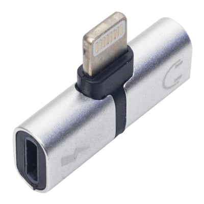 Зарядно устройство IPHONE LIGHTNING конвертор на слушалки