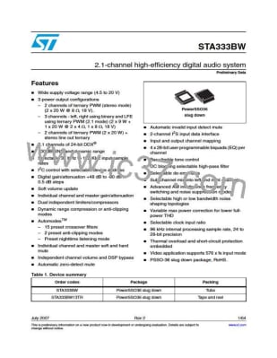 Интегрална схема STA333B SMD