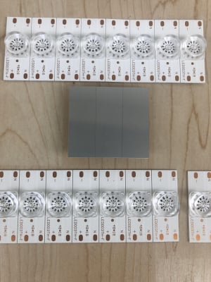 Диод квадратен за подсветка 1бр 3V LED003TH-F