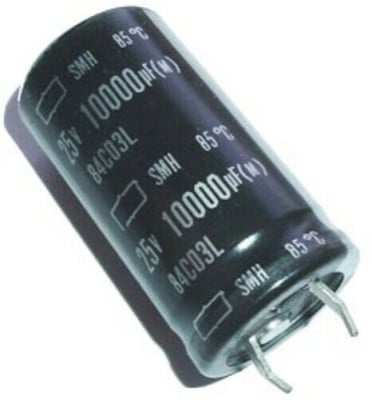 Кондензатор електр. 10000MF 25V 85\'C