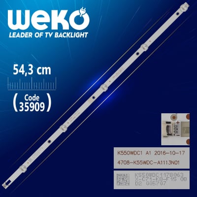 Диодни ленти комплект 8 бр/pcs K550WDC1 A1 2016-10-17 4708-K55WDC-A1113N01