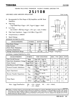 Транзистор 2SJ108BL TO-92 2SJ108GR