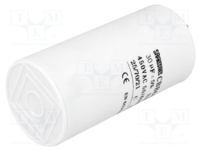Кондензатор полипроленов CBB60A-30/450