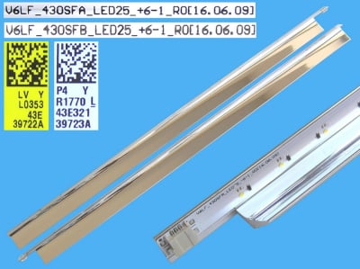 Диодни ленти комплект 2  бр/pcs BN96-39722A + BN96-39723A