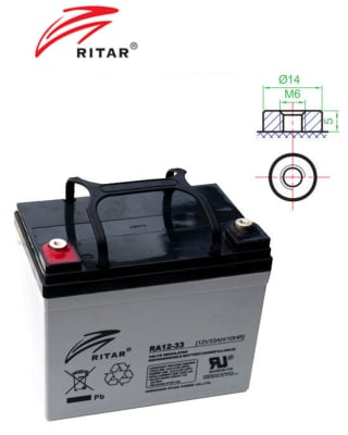 Батерия RA 12-33 12V 33Ah F11