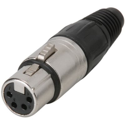 XLR-4F 4pins CANON Female plug