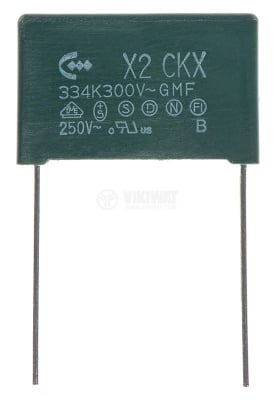 Кондензатор 330NF 300VAC 10% CX2