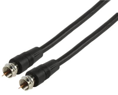 КАБЕЛ F PLUG - F Connector  PLUG 1.5m BLAC