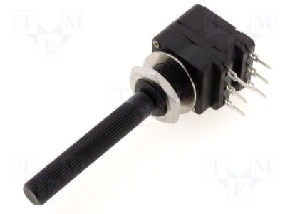 Потенциометър 1K POTENTIOMETER 100mW 6mm SHAFT PLASTIC