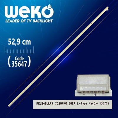 Диодни ленти комплект 2 бр/pcs 17ELB48ULR4 17ELB48ULR2 7020PKG 66EA