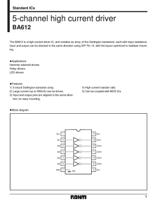 Интегрална схема  BA612 DIP