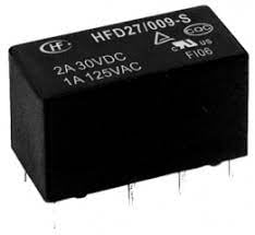 Реле  24V 2A HFD27/024-S 24V 2A 8P