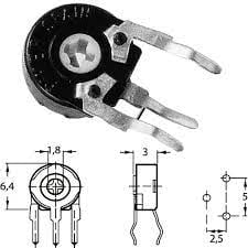 Потенциометър PT6LH 500K IPMMV 500K