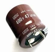 Кондензатор електр.47MF 400V  105\'C