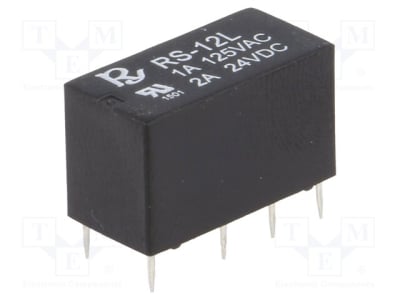 Реле 12V 1A 8P RS-12-L