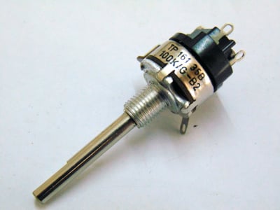 Потенциометър 1x100K С КЛЮЧ T161
