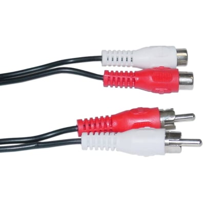 Кабел 2RCA Male/2RCA Female 2.5m