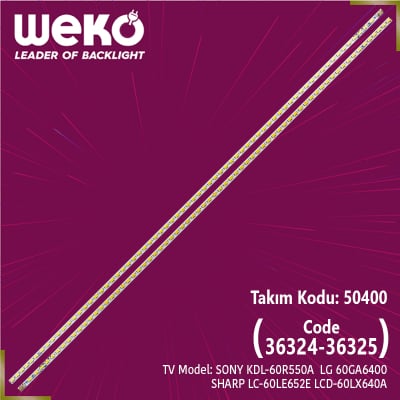 Диодни ленти кмплекти 2 бр/pcs.Led Backlight 60 INCH 7030PKG 68EA