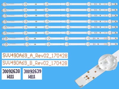 Диодни ленти комплект 8  бр/pcs SVV490A69_A/B_V17 REV01_170310