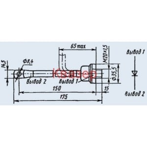 ДИОД В50-12-У2 50A 1200V