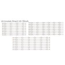 Диодни ленти 24 pcs/бр.LG Innotek DRT3.0_70inch