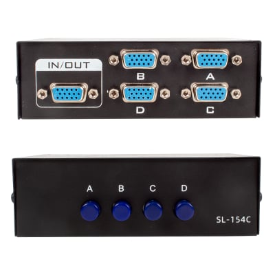 4-портов VGA превключвател S-Link SL-154C
