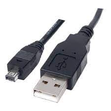 Кабел USB-A 4pin cable mini 2.0HI-SP 1.8m Black