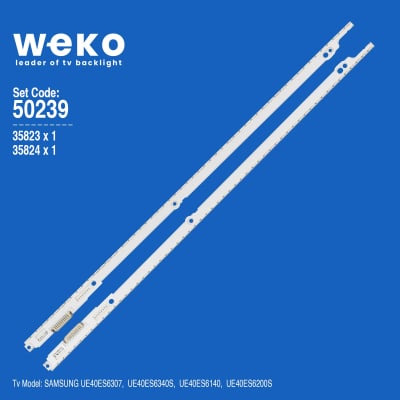 Диодни ленти комплект 2 бр/pcs 40NNB3D-7032LED-MCPCB-L - V2GE-400SMA/B-R3