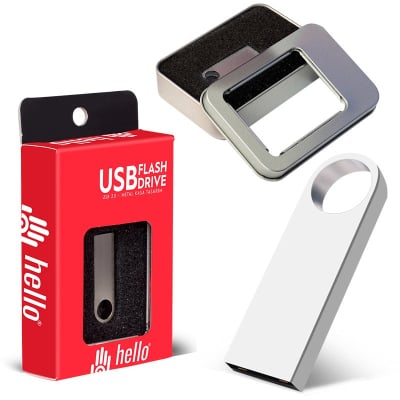 FLASH USB DRIVE 4GB WHITE