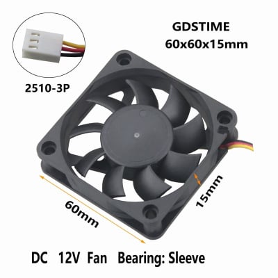 Вентилатор FAN 12V 6x6x1.5