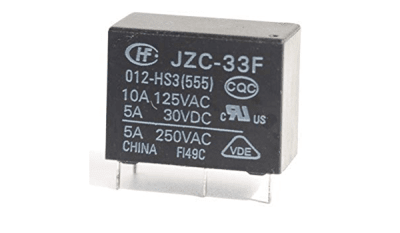 Реле JZC-33F-12V 12V 5A 4PINS