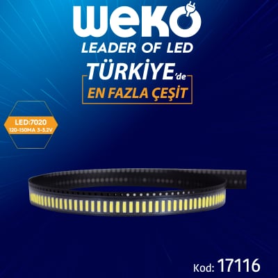 Светодиод  7020 3-3.2V 120-150mA smd