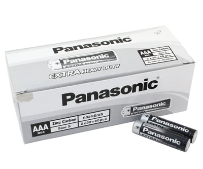 Батерия Panasonic R03UE/2S манганова AA