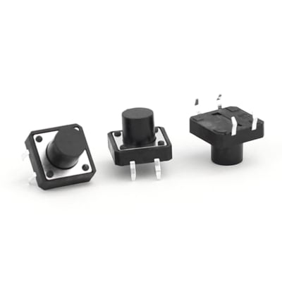 Бутон 4P 12x12 h9mm  пъпка 6mm